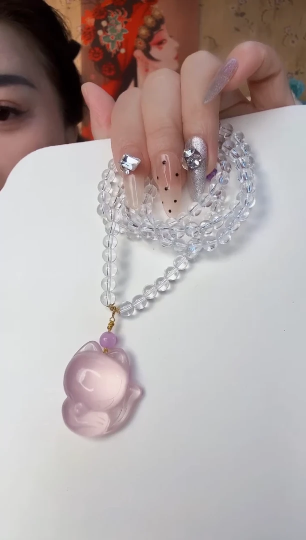 颈饰18K金镶嵌水晶2358项链