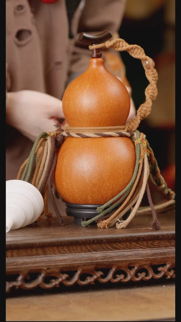 175号精品天然大漆酒葫芦一物一拍~