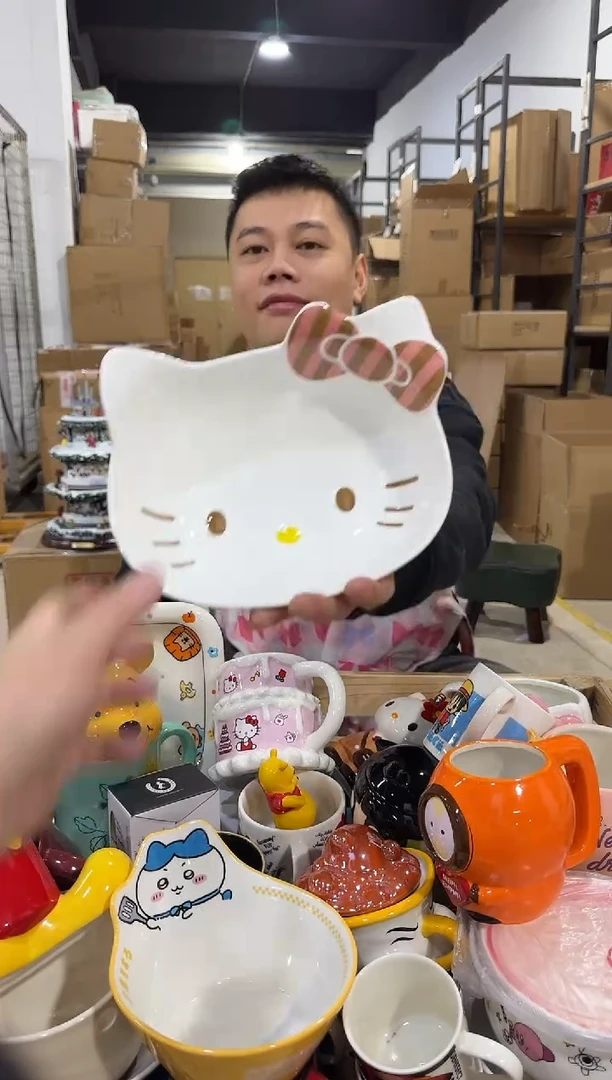 瓷片kt猫深碗