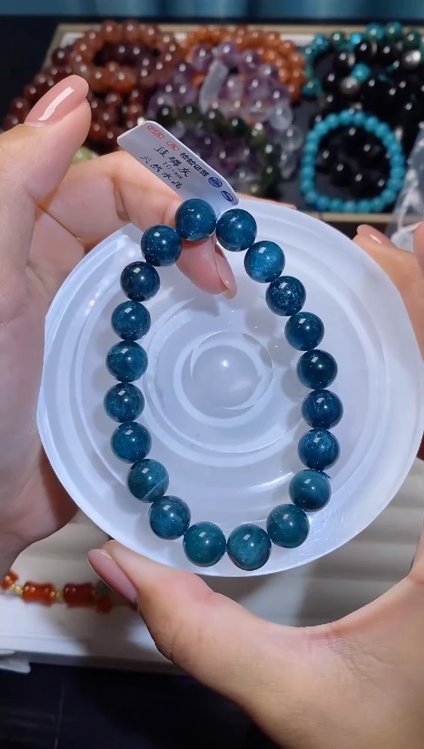 【闪购商品】水晶手串未镶嵌蓝磷辉456