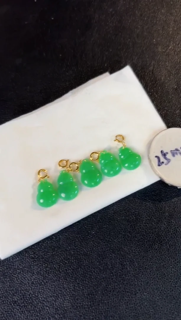 【闪购商品】翡翠颈饰18K金镶嵌缅料A货/多样性发货/一件