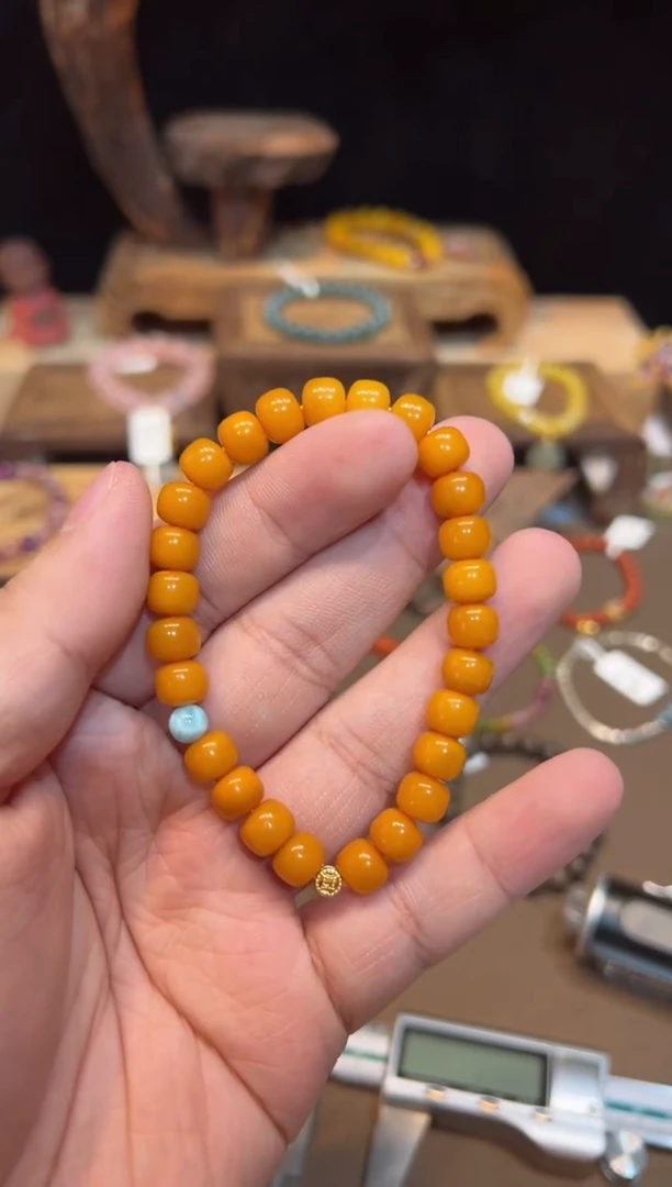 【闪购商品】琥珀手链未镶嵌手饰@@E6295