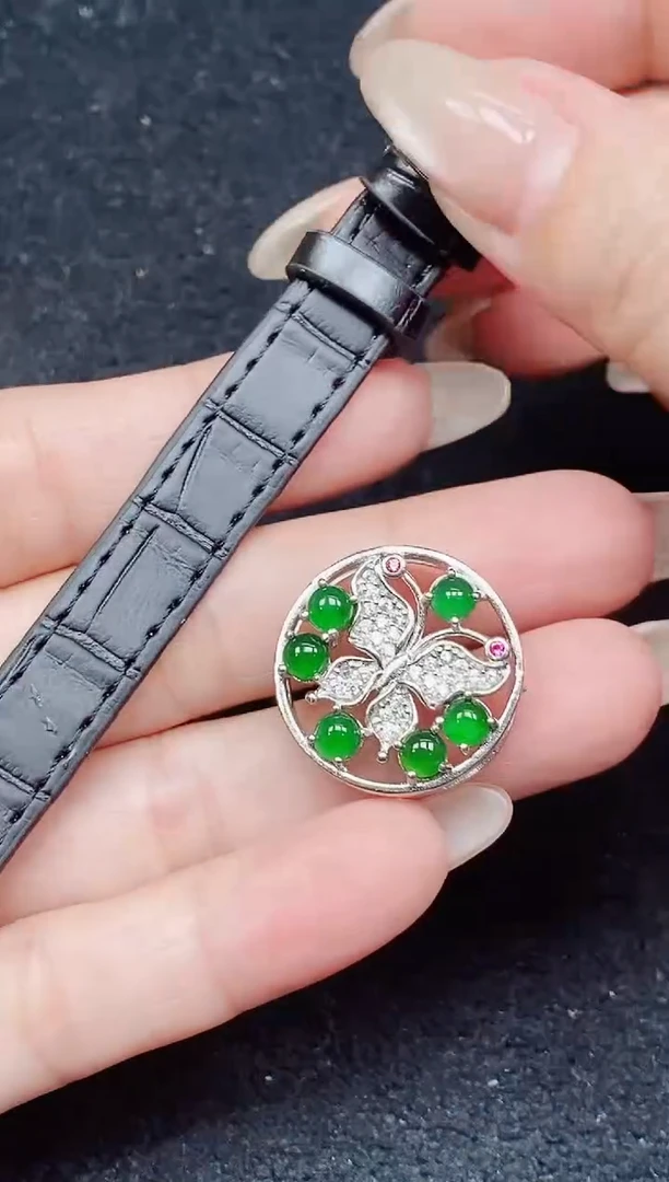 颈饰未镶嵌翡翠天然A货翡翠，保A保真