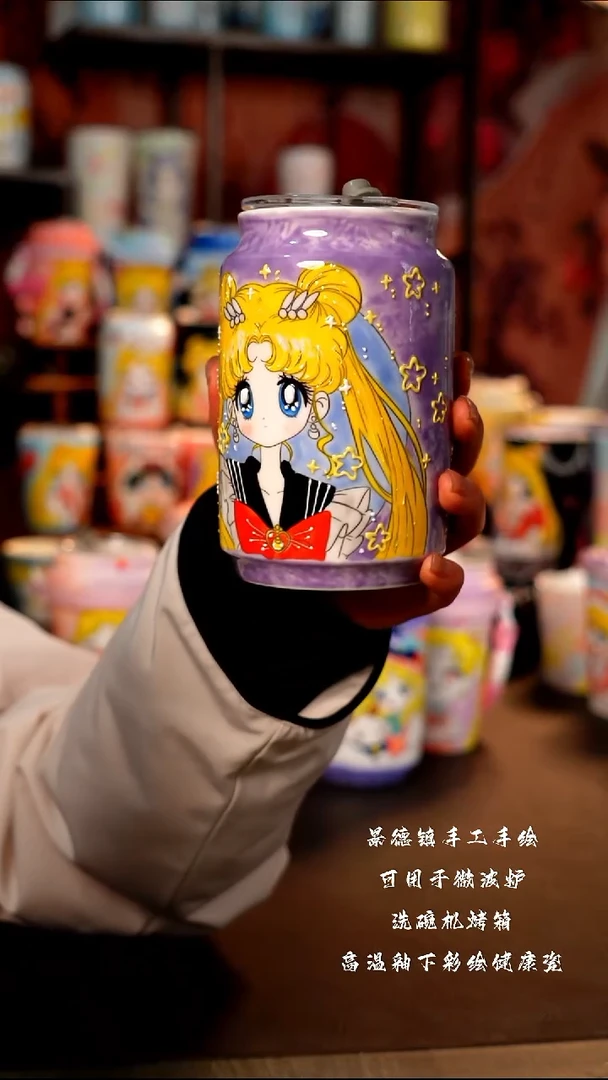 景德镇手工手绘陶瓷杯杯