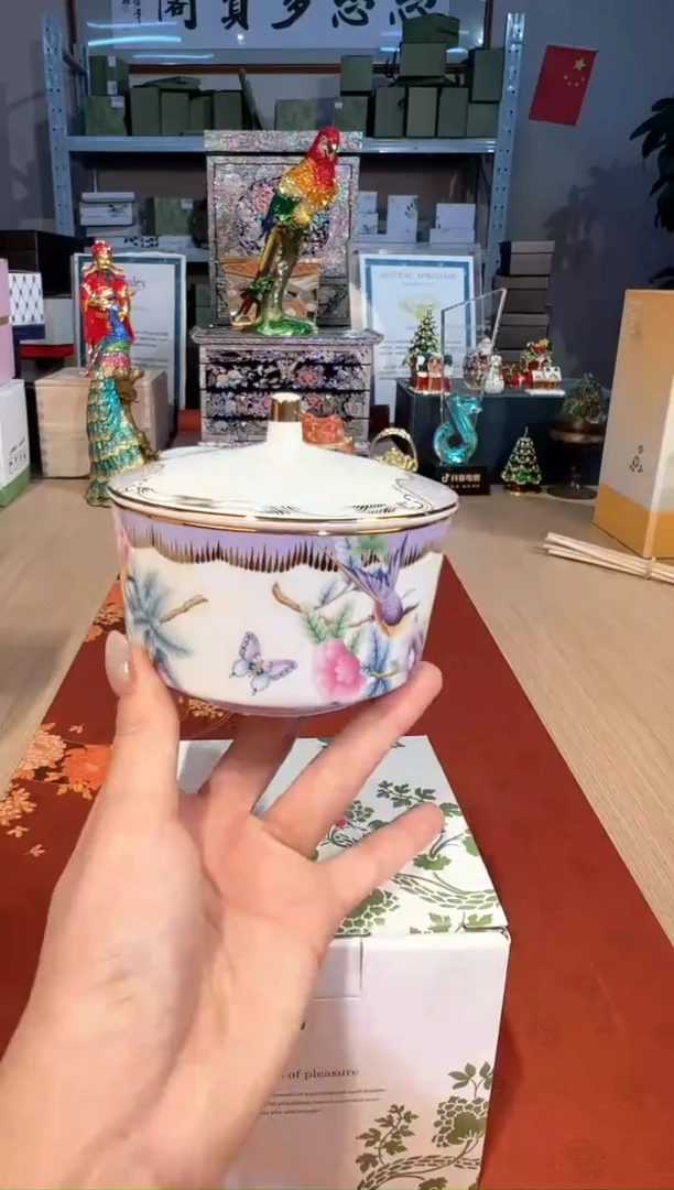 【闪购商品】杯74舒曼蝴蝶曲糖罐（紫）