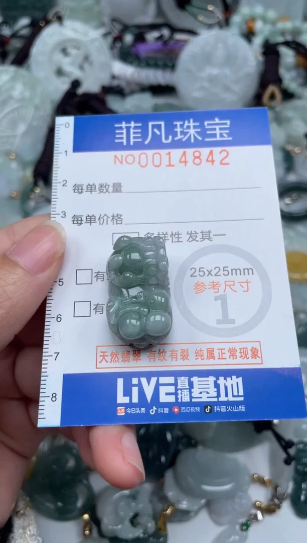 颈饰未镶嵌翡翠14842