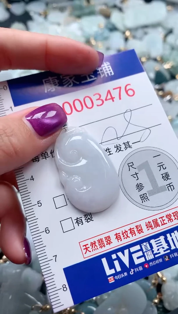 颈饰未镶嵌翡翠3476
