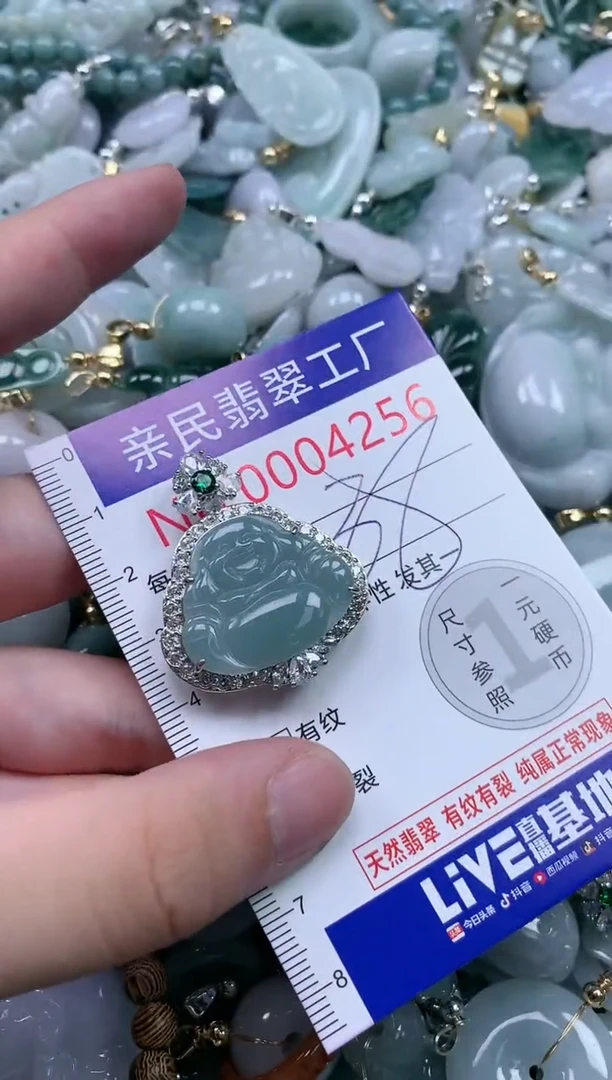 翡翠未镶嵌吊坠(不含链)4256