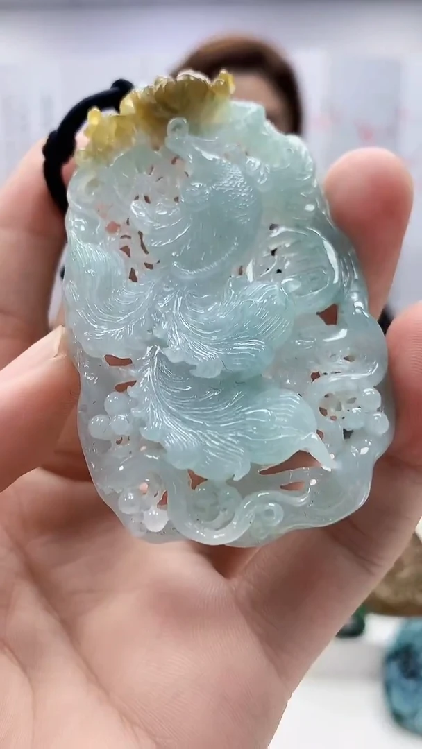 定制翡翠未镶嵌4829bb-毛货挂件33