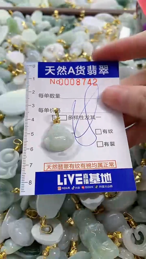 颈饰未镶嵌翡翠纯天然a货翡翠