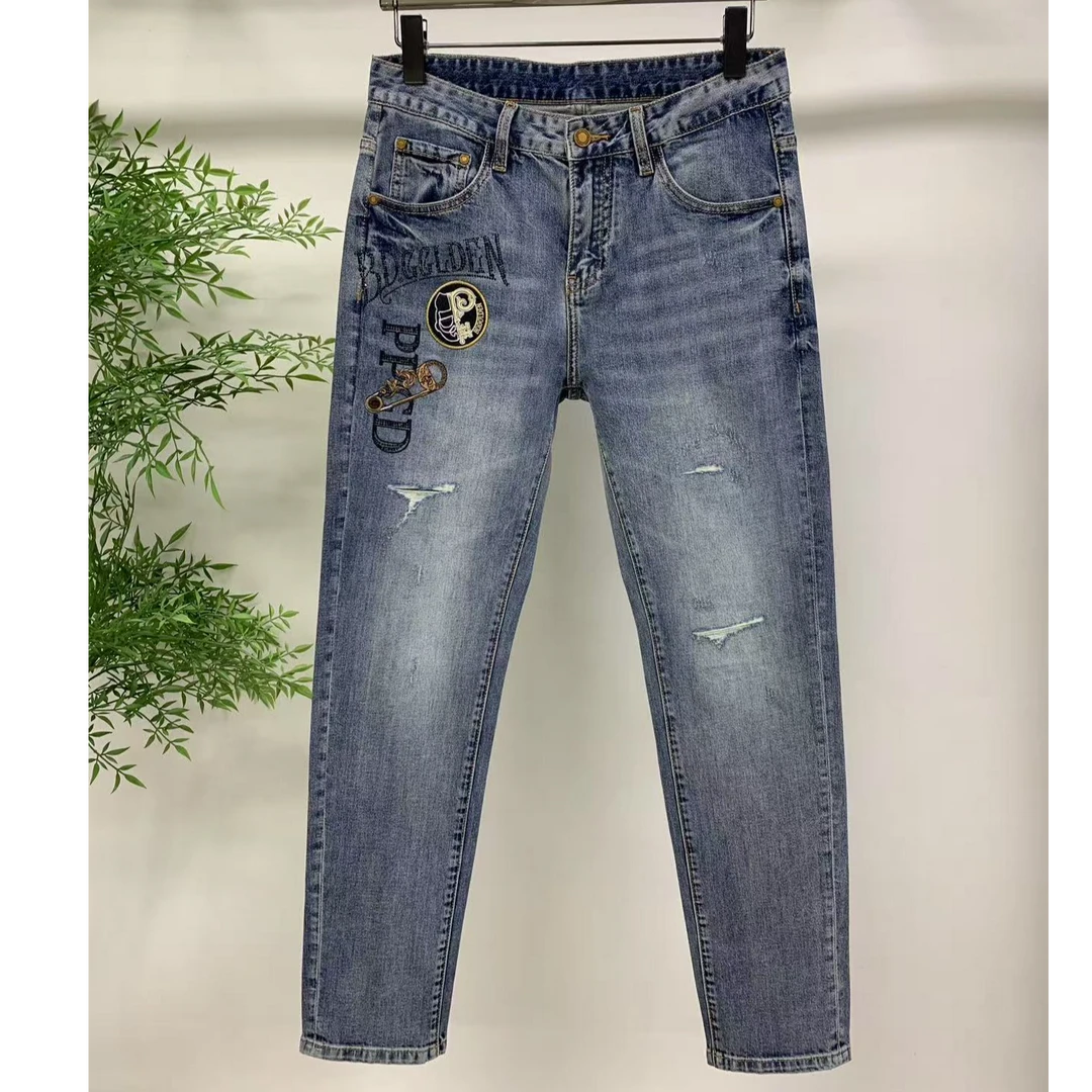 【欧洲名店】春夏6189男士薄款舒适软牛仔裤