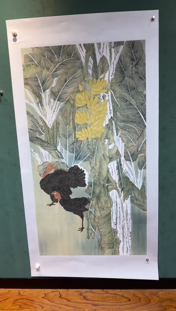 【闪购商品】国画周建真老师字画带亲笔作品