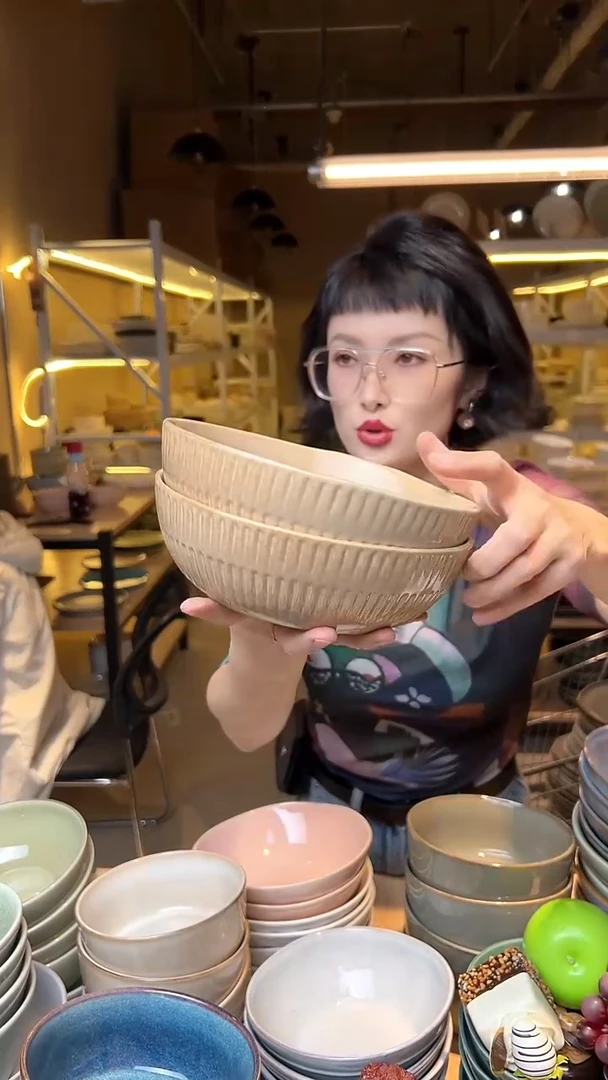 瓷313外贸尾货高温釉下彩陶瓷餐具默认微瑕