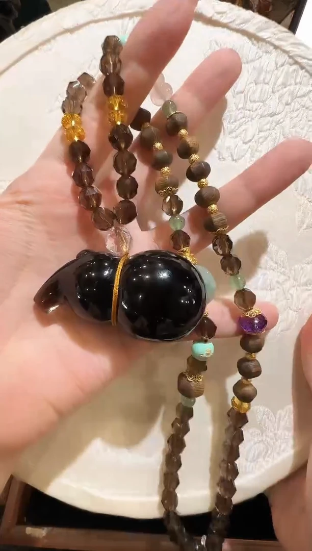 未镶嵌颈饰水晶国风