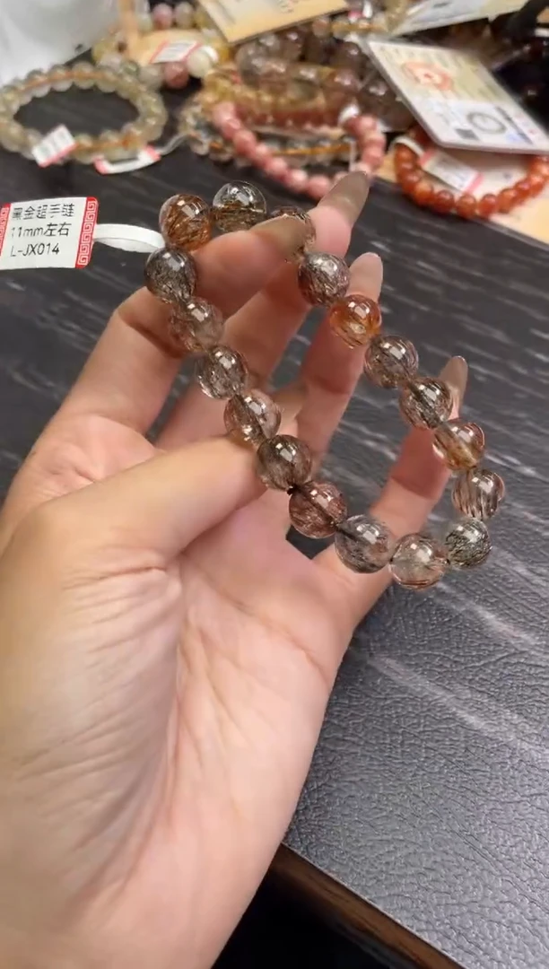 水晶手链未镶嵌11±/x-260【黑金超