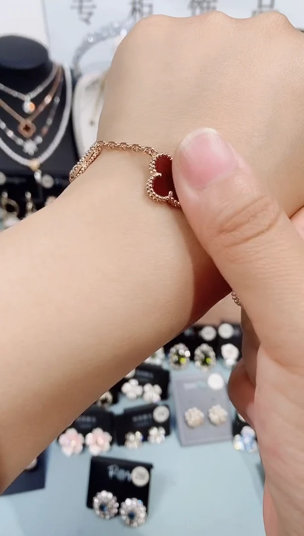 铜合金锆石合金手链7365