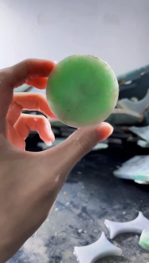 裸石翡翠缅甸翡翠A货文8677