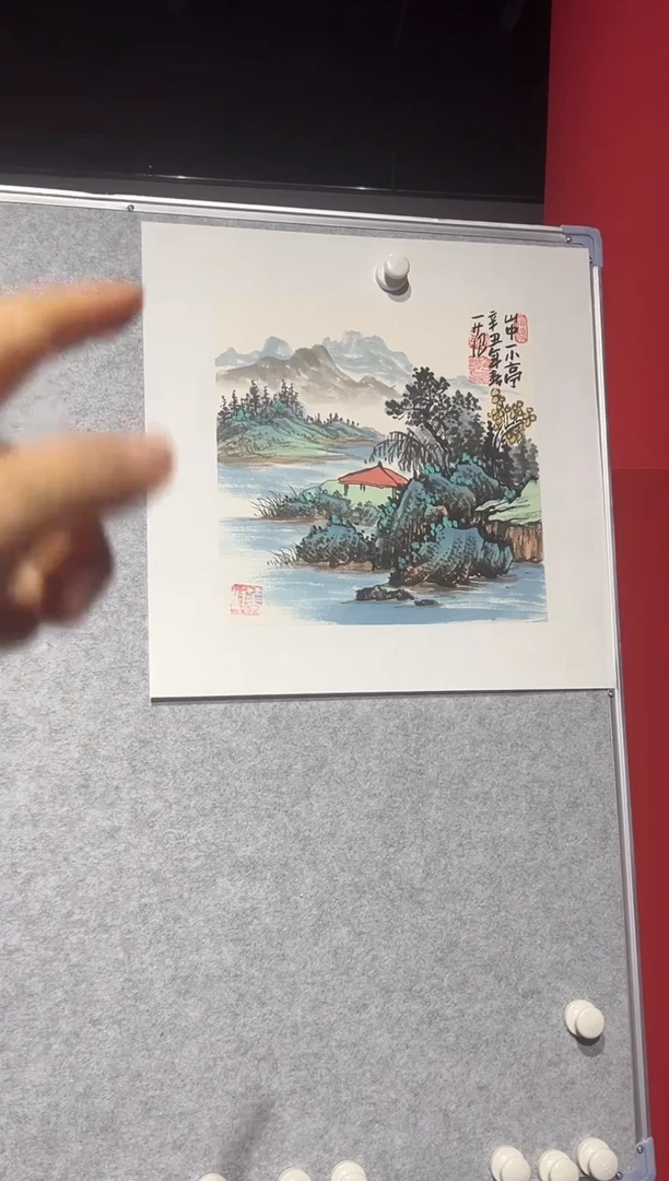【闪购商品】绘画姜国华-1平尺-山水国画