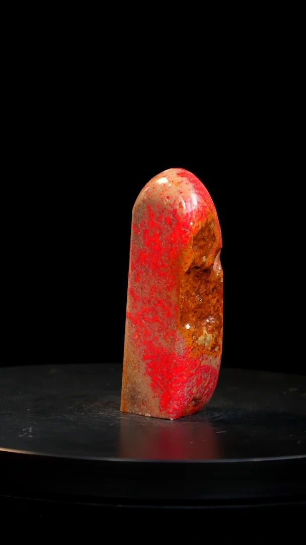 鸡血石大红袍鸡血石