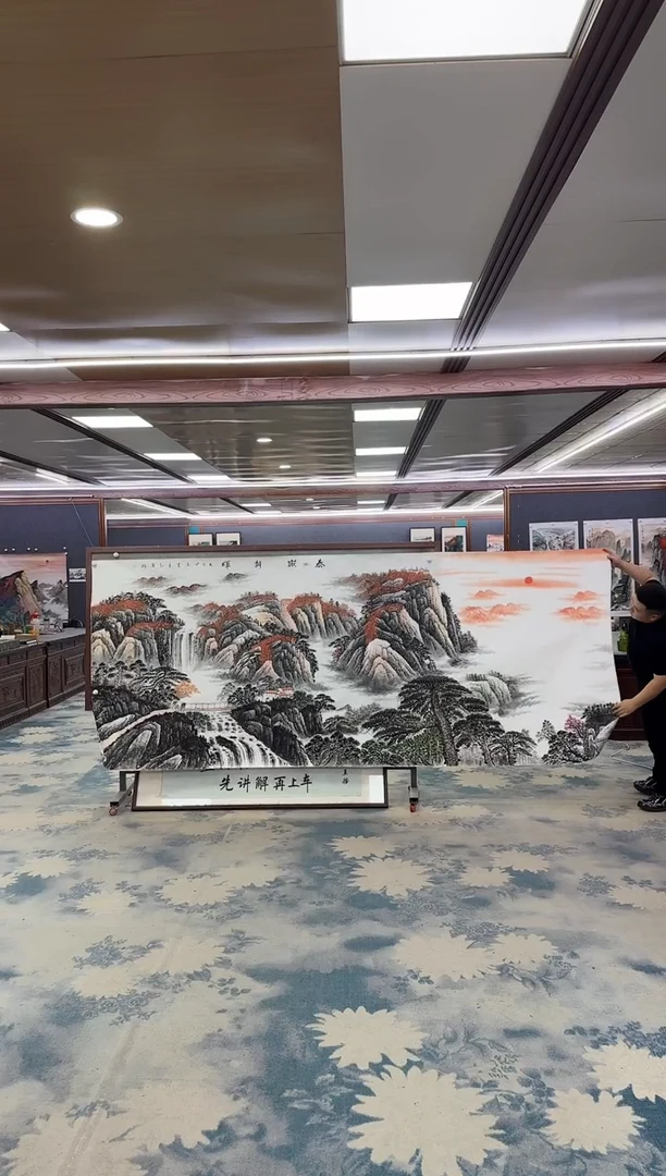 国画W-王红兵-大丈二-山水国画