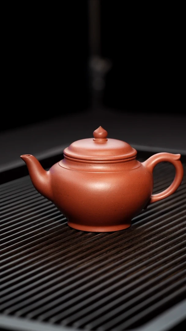 茶壶紫砂全手工红清水泥笑樱