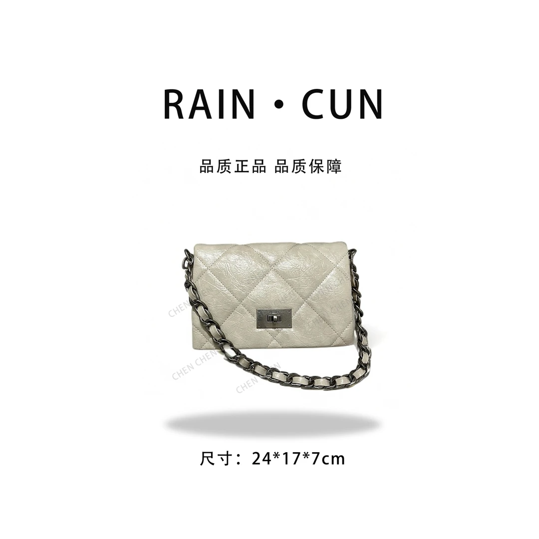 【YI CHEN】ZT-D7126-奶油白-高定轻奢时尚百搭潮流女士包包