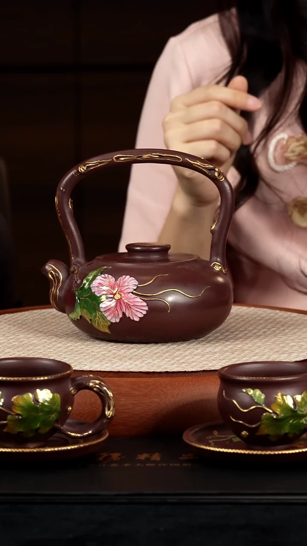 【k134】提梁套组宜兴紫砂ZLM