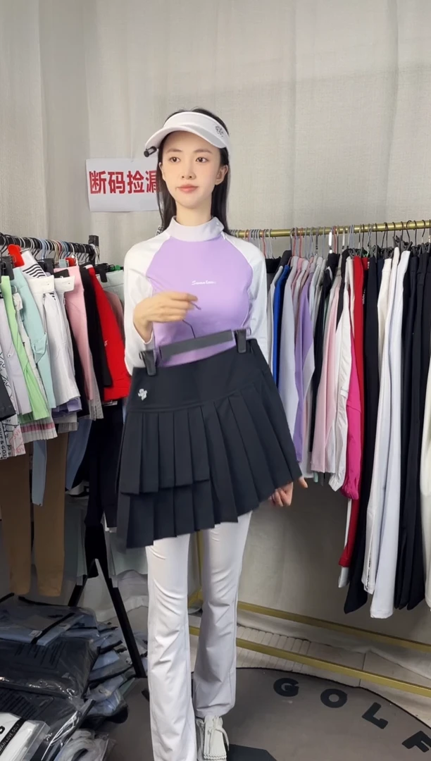 高尔夫黑色短裙M码