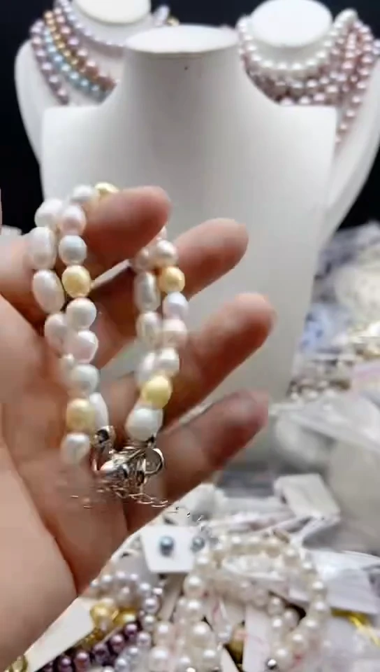 淡水珍珠未镶嵌颈饰1