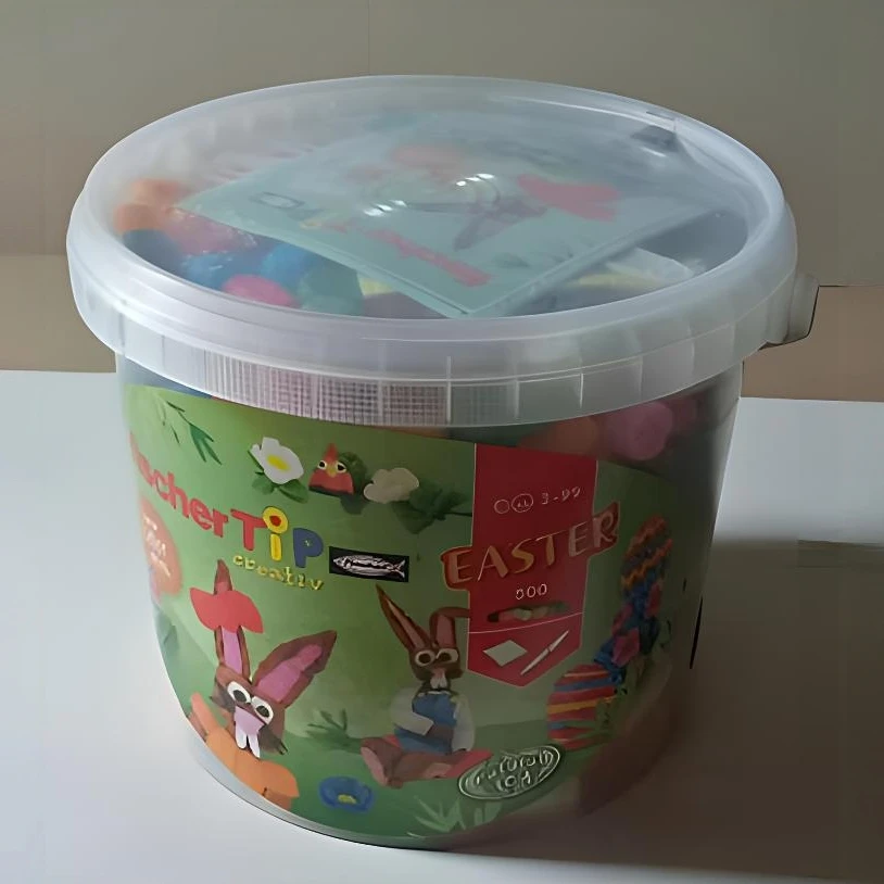 500粒桶装粘粘乐安全无味慧鱼粘粘乐儿童手工制作diy土豆粒