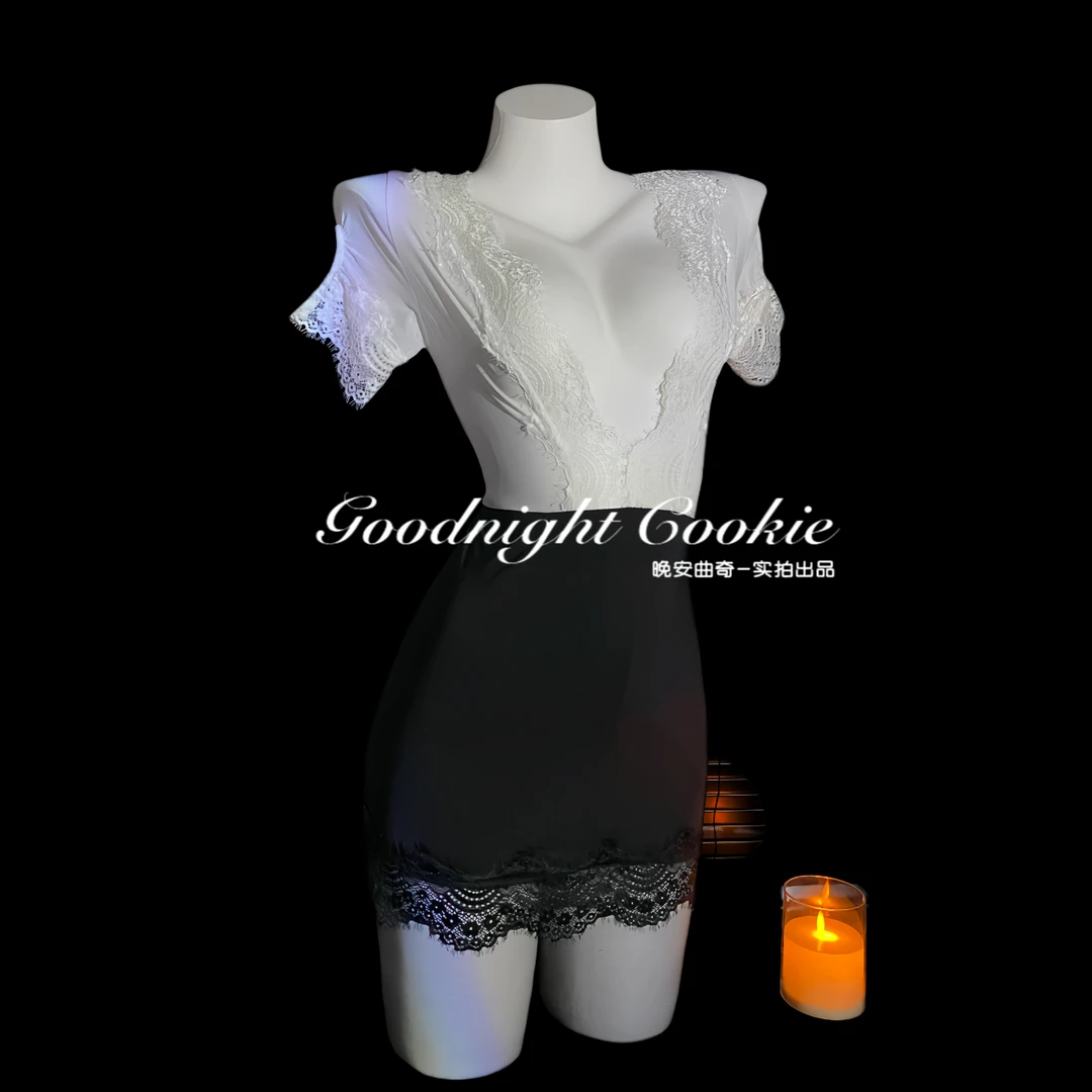 【晚安曲奇】性感秘书OL制服包臀裙女仆装情侣战袍趣味性女性睡衣
