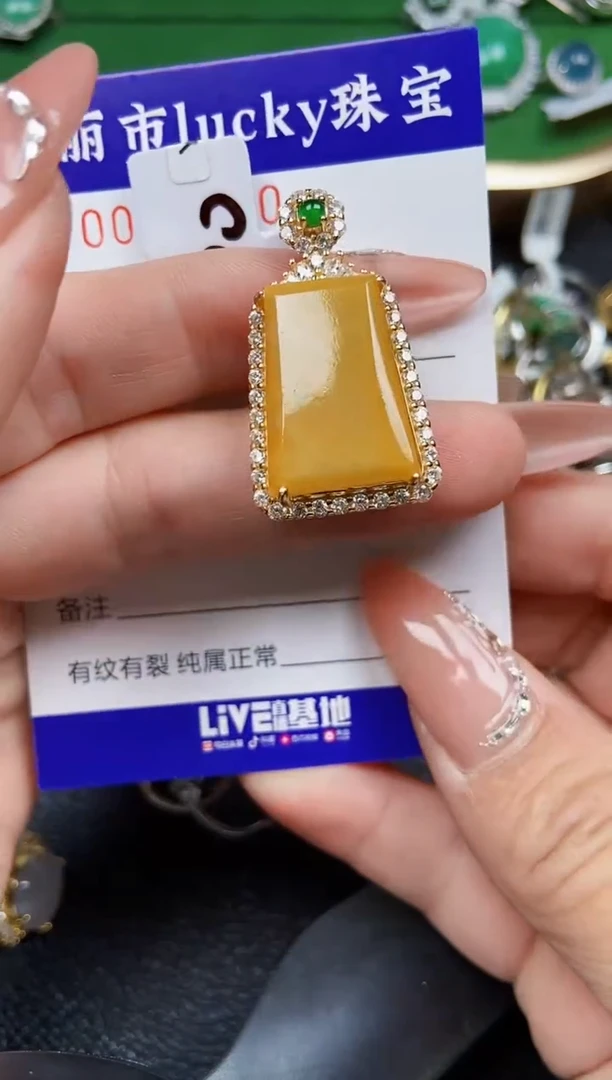 【闪购商品】翡翠颈饰银S925镶嵌0030