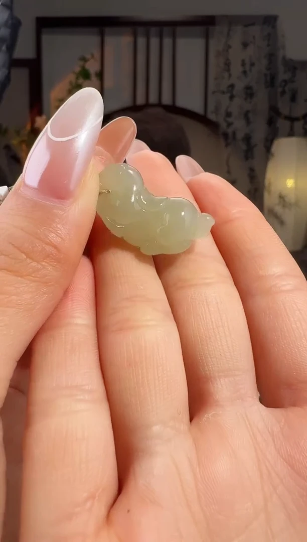 颈饰未镶嵌和田玉小马