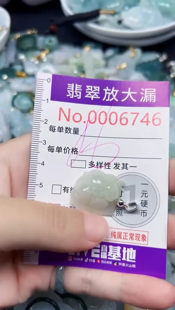 颈饰未镶嵌翡翠6746