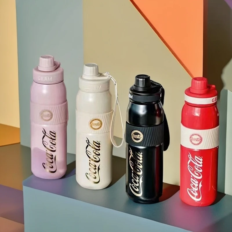 可口可乐联名大容量户外学生便携直饮杯家用保温杯氧化吸管水杯