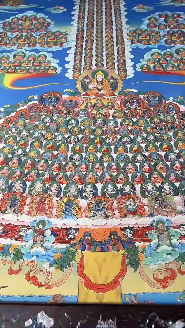 卷轴画藏式珍藏彩绘艺术馆165