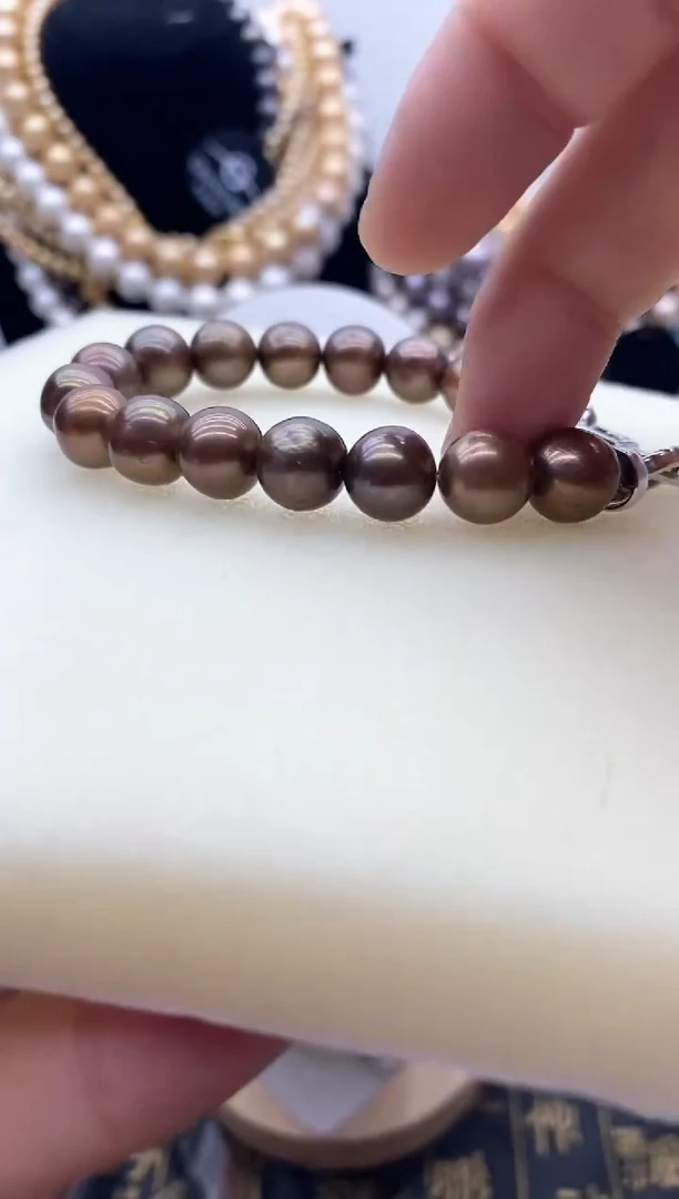 淡水珍珠钛钢颈饰23