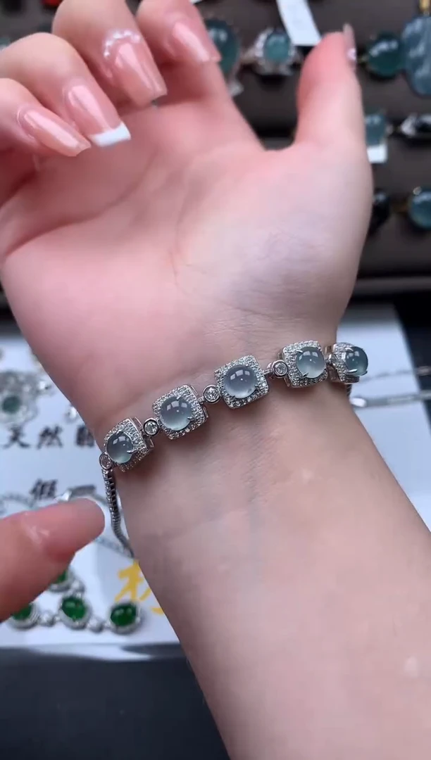 【闪购商品】翡翠戒指银S925镶嵌452112