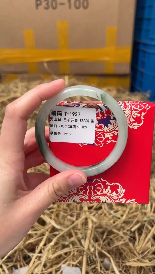 未镶嵌手镯石英质玉T-1937