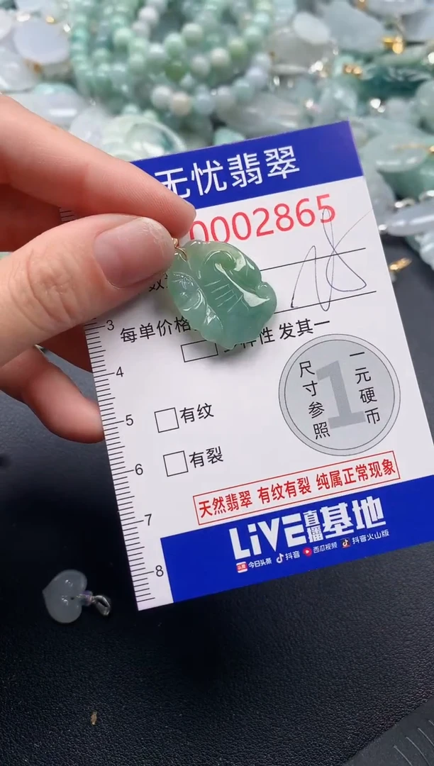 吊坠(不含链)未镶嵌翡翠2865