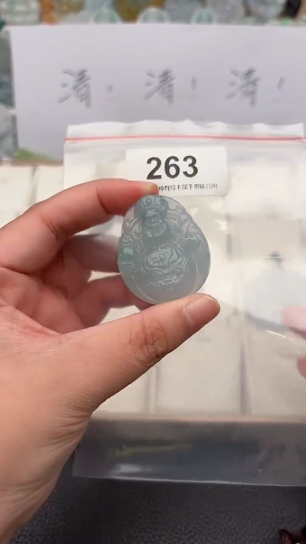 翡翠未镶嵌颈饰天然缅甸A货翡翠263