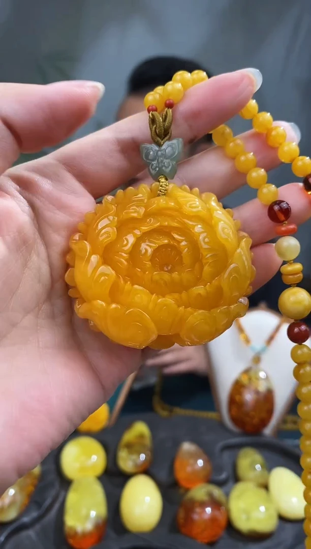 裸石琥珀未镶嵌基地发货 一物一证 顺丰包邮