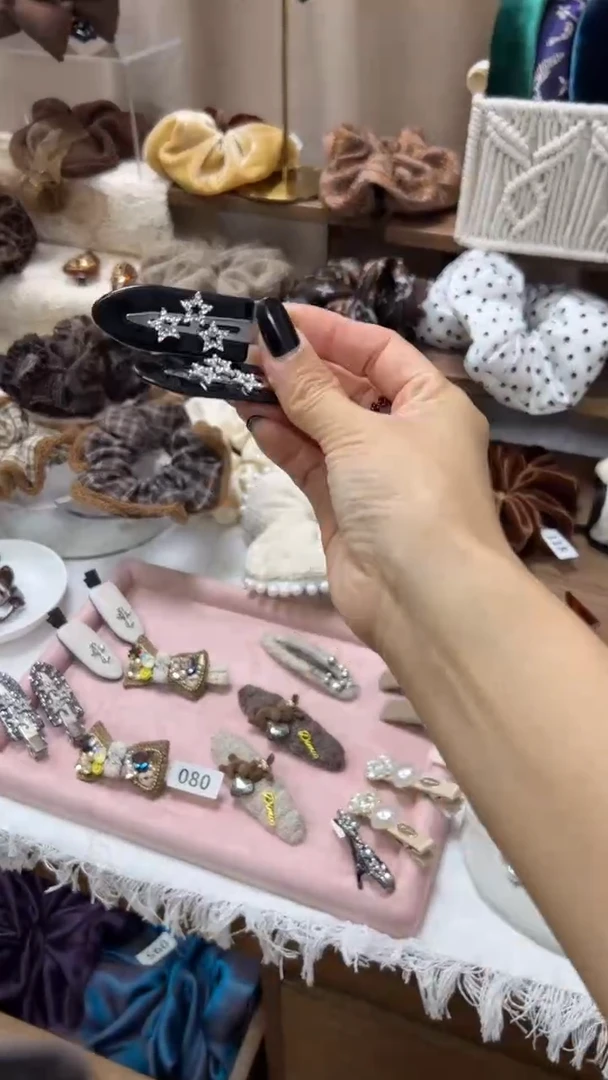 非金属布艺简约发饰