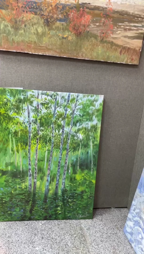 俄美协画家原创油画60*80