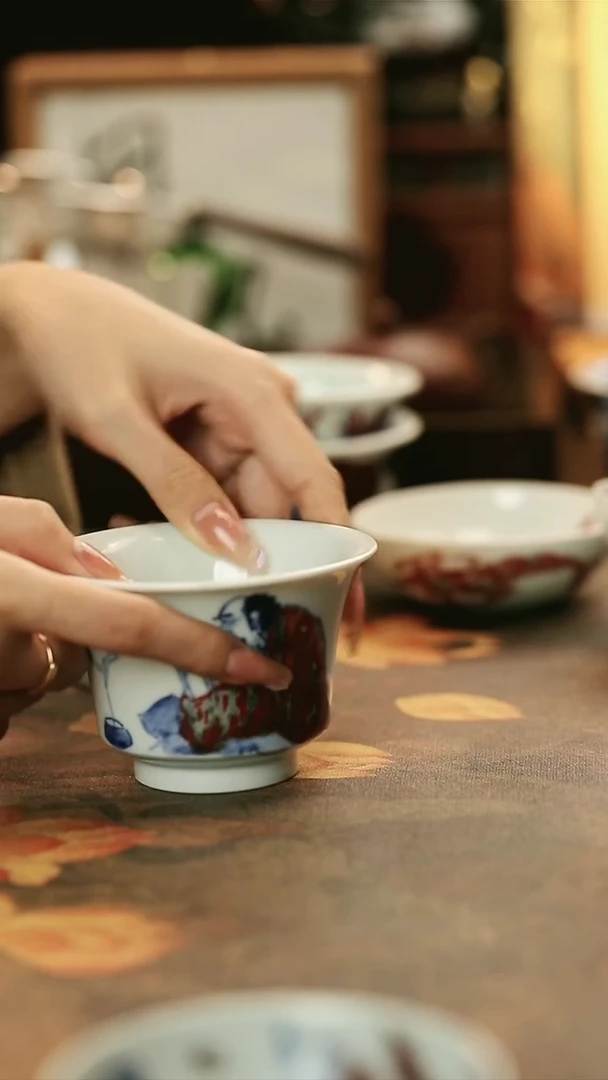 陶瓷手工手绘茶器22