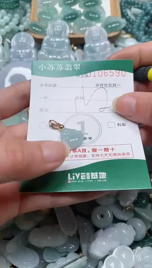 【闪购商品】翡翠颈饰未镶嵌闪购商品0106590