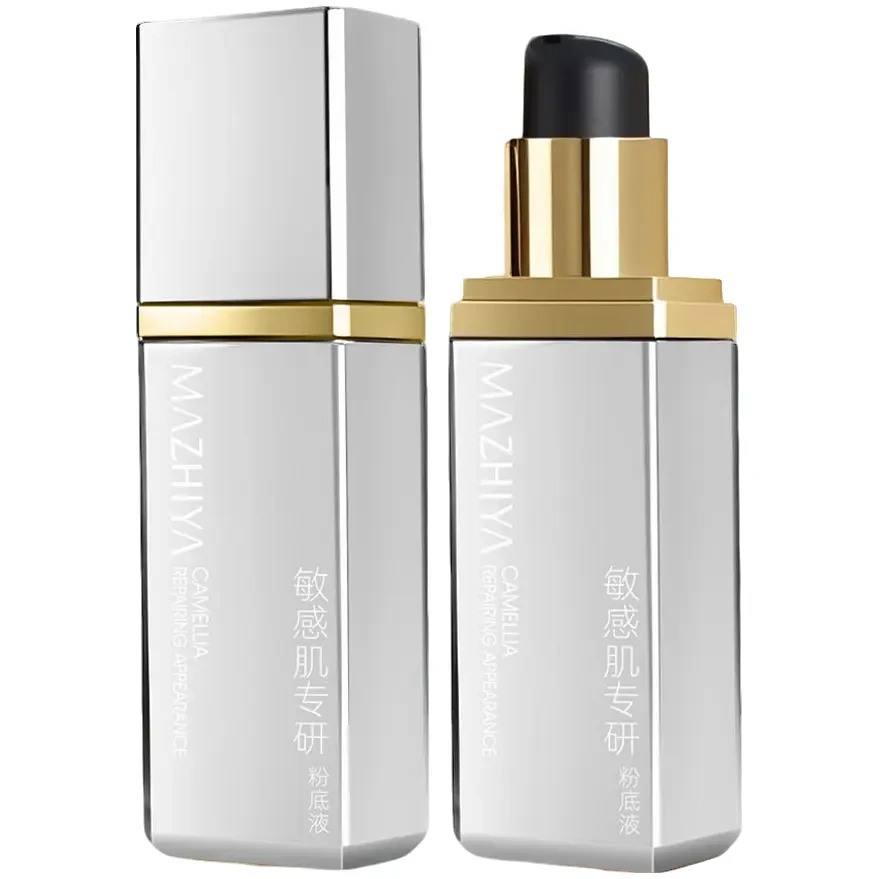 玛之雅持妆粉底液银色