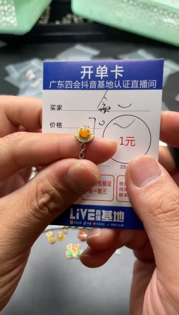 颈饰未镶嵌翡翠贪****?挂件