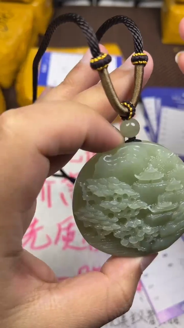 颈饰未镶嵌和田玉张*铭1