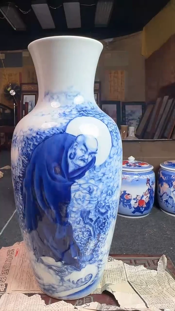 摆件景德镇陶瓷中式摆件杯